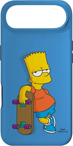 Vista 27 de The Simpsons Bart Simpson - Carcasa para iPhone 17, color azul cielo