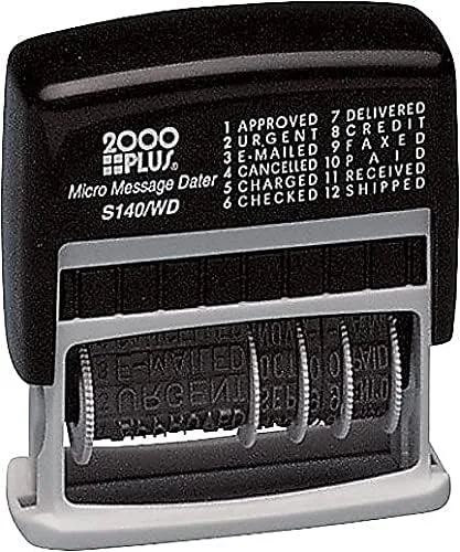 Vista 4 de Cosco 2000 PLUS Tipo autoentintado Tamaño 1 Micro Mensaje Dater (011090)