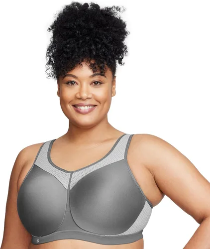 Vista 9 de Glamorise Women's Plus Size Hi-Impact Sports Bra Underwire #9066