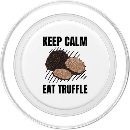 Vista 2 de Keep Calm Eat Truffle Vintage Grunge Truffle Lover PopSockets MagSafe PopGrip for iPhone