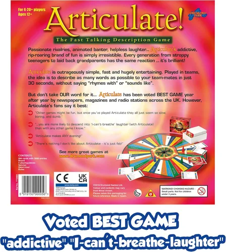 Vista 6 de Drumond Park 5019150000056 Articulate Family Board Fast Talking Descripción Juego, Multi