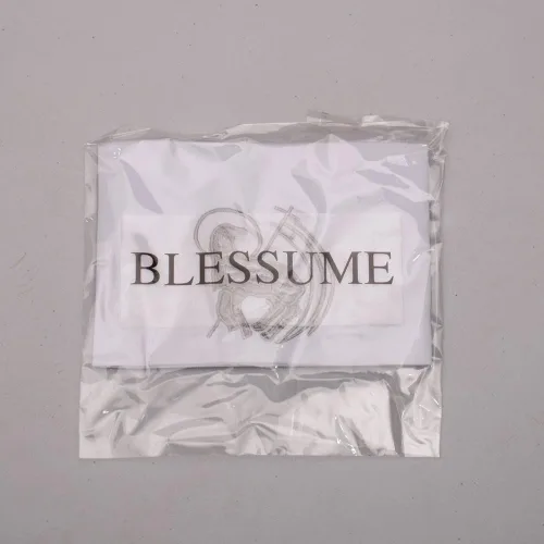 Vista 6 de BLESSUME Iglesia Masa Altar Paño Purificador Paño Cruz Bordado (blanco)