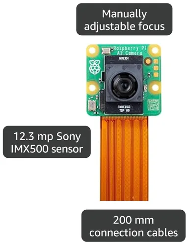 Vista 3 de Raspberry Pi Cámara AI