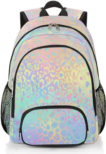 Vista 12 de Mochilas escolares para mujeres y hombres - Elegante mochila escolar universitaria - Mochilas de viaje resistentes al agua para niñas y niños, Azteca