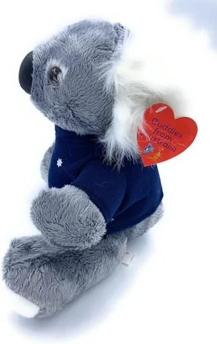 Vista 3 de Koala - Oso de koala de peluche de 6 pulgadas con camiseta, regalo de recuerdo australiano súper suave