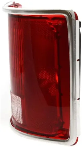 Vista 6 de Carlights360 Para Chevy Blazer - Luz trasera de repuesto para el lado del conductor y del pasajero Par con cromo