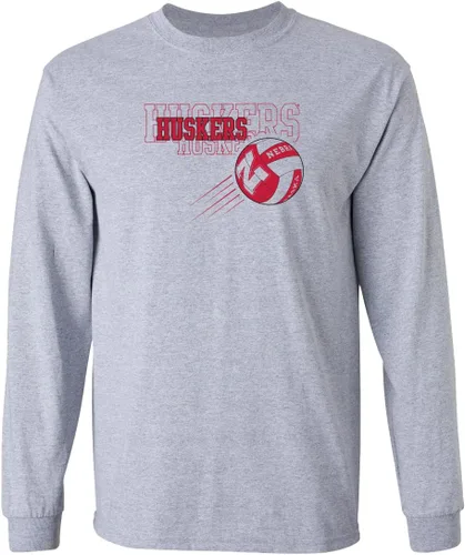 Vista 17 de CornBorn Elige tu diseño - Camisetas de manga larga de voleibol de Nebraska