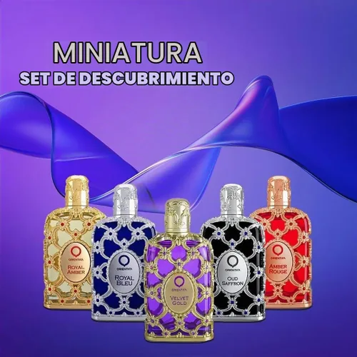 Vista 3 de Orientica Set de descubrimiento de perfume de lujo en miniatura de 5 piezas