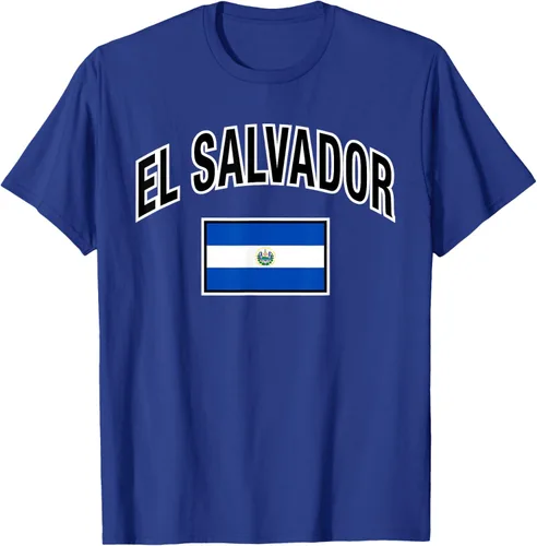 Vista 17 de Camiseta salvadoreña Orgullosa Bandera de El Salvador, Negro