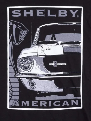 Vista 2 de Shelby GT500 Showoff - Camiseta negra Producto Shelby con licencia oficial 100% algodón