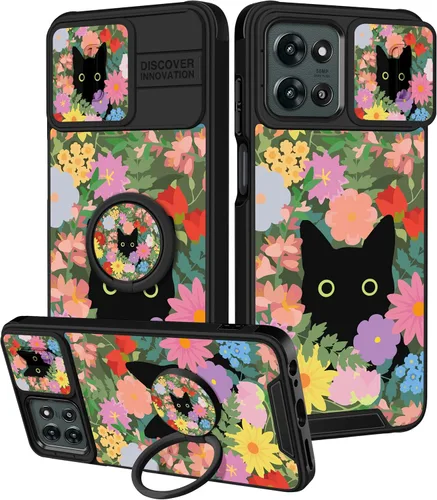 Vista 25 de Funermei Funda para Moto G Stylus 5G 2022, funda para teléfono con diseño de calavera de esqueleto para mujeres y niñas, diseño gótico, Como