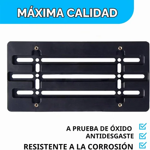 Vista 3 de Soporte de placa de parachoques delantero para Mazda 2000-2025, 2026, juego de soportes de placa con 6 tornillos únicos y kit de llave, kit