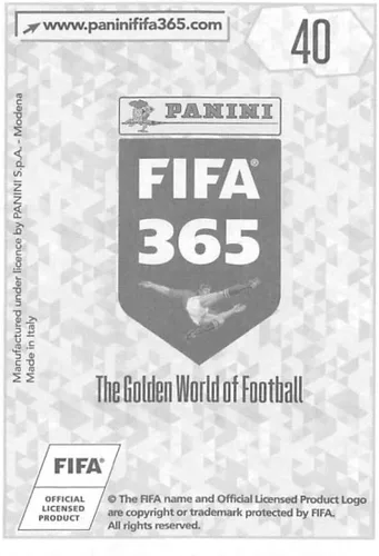 Vista 2 de Pegatinas de fútbol Panini FIFA 365 2017-18 Oscar Benitez Boca Juniors Oficial Más pequeño que una tarjeta de intercambio en estado crudo
