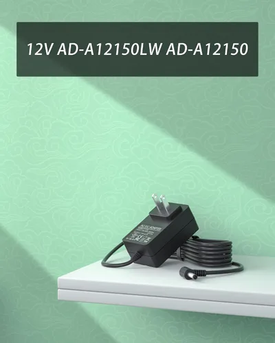 Vista 3 de VHBW Adaptador de CA de 12 V AD-A12150LW compatible con cable de alimentación Casio Privia compatible con teclados Casio PX-130, PX-330, PX-3
