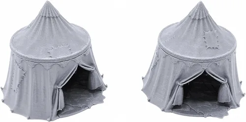 Vista 3 de EnderToys Traveler's Camp I by Printable Scenery, 3D Impreso RPG Scenery y Wargame Terrain 1.102 in Miniaturas