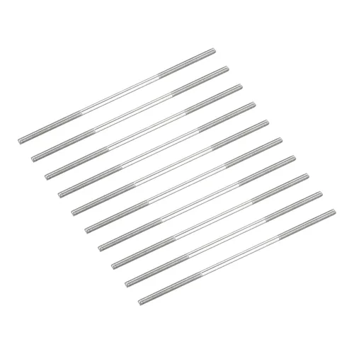 Vista 43 de METALLIXITY Tornillos de doble extremo (rosca M3, 0.787 in de longitud), 20 unidades, acero inoxidable 304, pernos de varilla roscados dobles