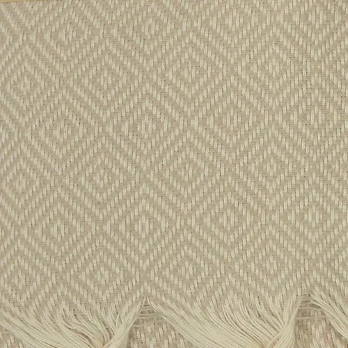 Vista 8 de Bersuse Hierapolis XL - Manta turca 100% algodón, 60 x 95 pulgadas, color beige