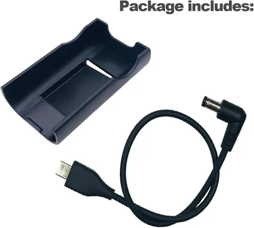 Vista 6 de Cable de alimentación y soporte de batería para DJI Avata Goggles 2 Combo Soporte de clip de batería y cable de carga para gafas Avata Pro-View
