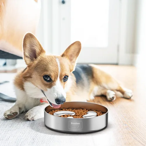 Vista 7 de Feedoo Cuenco para perros de alimentación lenta de 1.5 tazas, acero