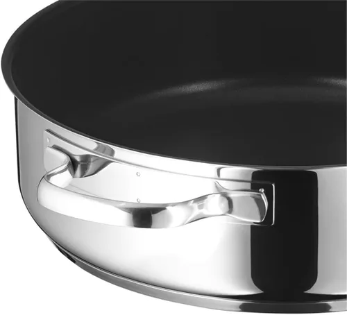 Vista 3 de WMF 0761406380 - Sartén para servir y estofar con tapa de cristal, diámetro 11 in