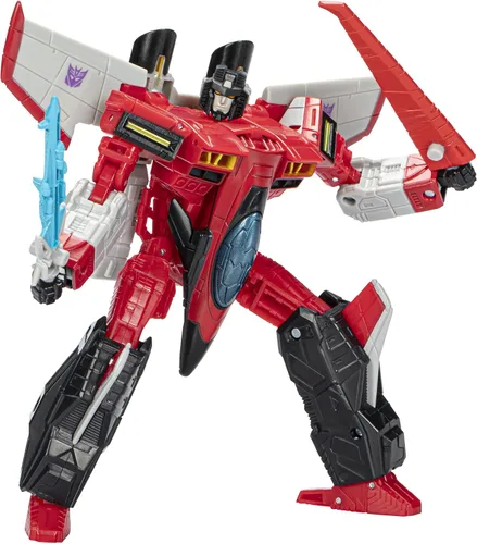 Vista 2 de Transformers Toys Generations Legacy Voyager Armada Universe Starscream - Figura de acción para niños de 8 años en adelante, 7 pulgadas