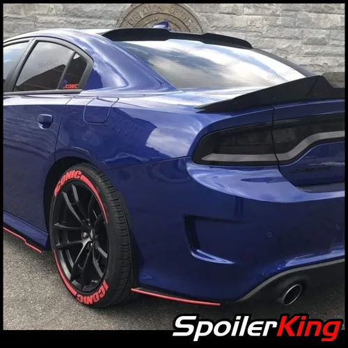 Vista 4 de SpoilerKing Alerón de techo de corte central compatible con Dodge Charger 2015-2023 (380RC)