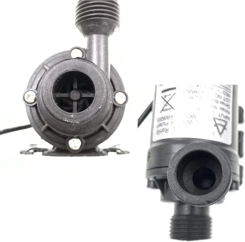 Vista 3 de JZK Bomba de agua sumergible sin escobillas DC 12V 800L/H 5M Micro pequeña bomba de agua para estanque/fuente/piscina/sistema de circulación de agua