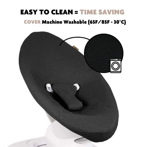 Vista 8 de UKJE Liner Baby Rocker Cover - Compatible con 4moms MamaRoo 4 Old Model Before 2022 - Funda para columpio para bebé, cubierta de gorila - Funda