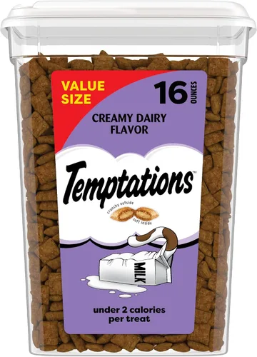 Vista 17 de Golosinas Temptations clásicas para gatos, empaque múltiple