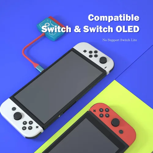 Vista 3 de Estación de acoplamiento para Nintendo Switch, reemplazo de muelle de interruptor portátil para Nintendo Switch Dock Switch Adaptador HDMI USB 3.0