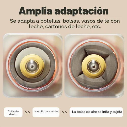 Vista 6 de Phanpy SmartSwirl - Calentador de botellas sin agua, patentado con bolsa de aire para protección de nutrientes, mezcla inteligente de doble