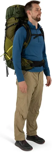 Vista 8 de Osprey Atmos AG LT 50L Mochila para hombre, color negro, S/M