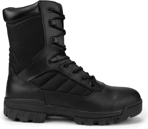 Vista 2 de Botas de combate tácticas con forro Coolmax para hombre, color negro