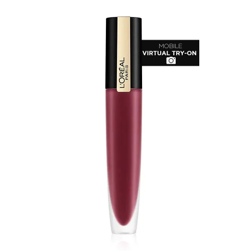 Vista 23 de L'Oréal Paris Makeup Rouge Signature - Tinta de labios mate, Adored Adorado