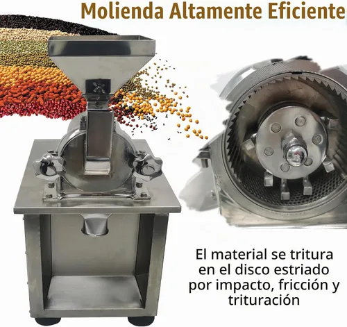 Vista 3 de TECHTONGDA Molino eléctrico Pulverizador Máquina amoladora para Grano Químico Medcine Food Grinder Rectificadora 1100W 110V