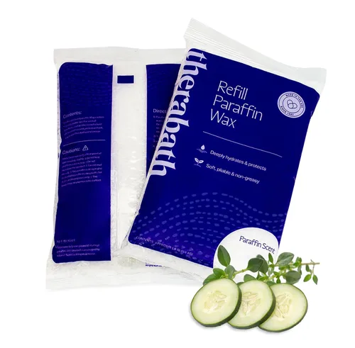 Vista 17 de Therabath Recambio de cera de parafina – Termoterapia – Uso para aliviar molestias de artritis, músculos rígidos y piel seca – para manos, pies