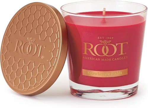 Vista 35 de Root Candles Velas Aromáticas Mezcla de Cera de Panal Vela Artesanal Premium, Veriglass Pequeño, Limón y Bergamota