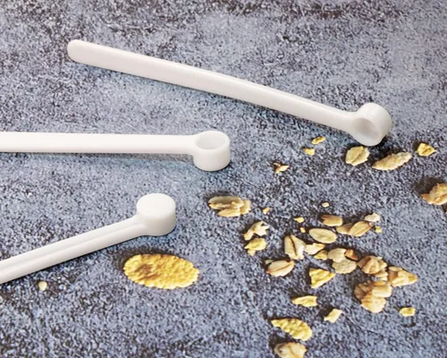 Vista 3 de Micro cucharaditas de Penta Angel 12 cucharas medidoras pequeñas, mini cucharas de plástico, herramientas de medición para cosméticos, medicamentos