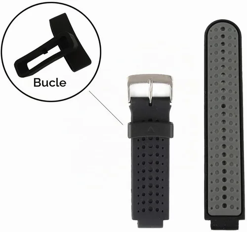 Vista 2 de Correa de repuesto para reloj inteligente Garmin Forerunner 220/230/235/620/630/735XT/235Lite, talla única 5pzas