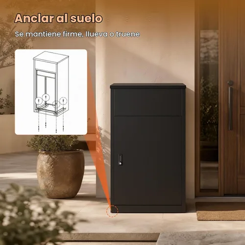 Vista 5 de STANI Caja de entrega de paquetes de 33" para cajas de envío de paquetes