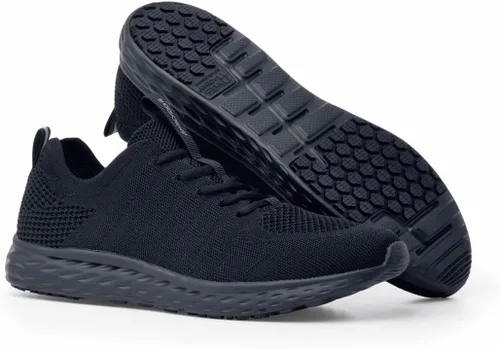 Vista 5 de Shoes for Crews Everlight - Zapatos de trabajo antideslizantes para hombre, calzado de trabajo y seguridad, zapatos de trabajo transpirables