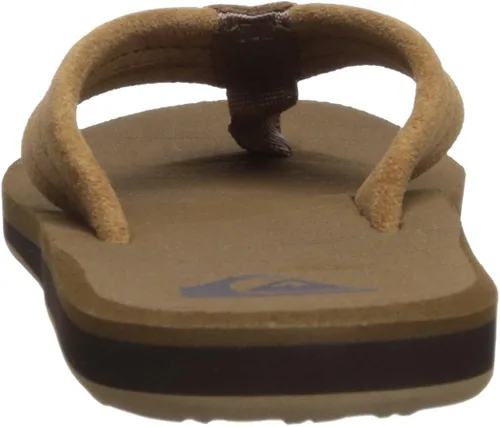 Vista 3 de Quiksilver Unisex-Child Carver Suede Fixed Strap Kids Flip Flop Youth Sandal