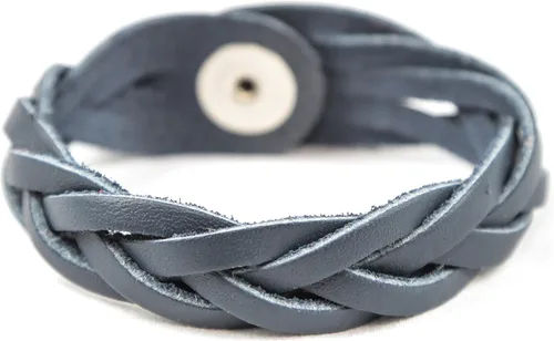 Vista 12 de Pulsera de cuero genuina, difusor de aceites esenciales Negro
