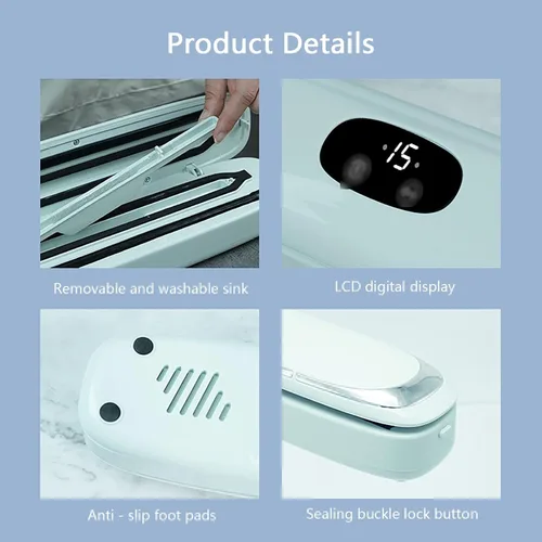 Vista 6 de Máquina selladora al vacío con bloqueo de frescura 5X, imprescindible para cocina portátil para Sous Vide, almacenamiento en congelador y diseño