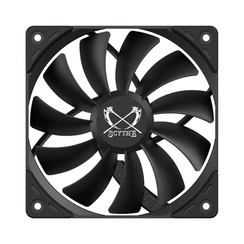 Vista 3 de Scythe Kaze Flex II 120 PWN - 1200 RPM, 1200 RPM, 4.724 in x 0.984 in, flujo de aire optimizado y silencioso ventilador de carcasa de computadora