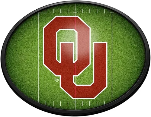 Vista 25 de The Fan-Brand NCAA Alabama Crimson Tide: Letrero de pared ovalado con luz – Decoración de fútbol, baloncesto, béisbol y deportes universitarios