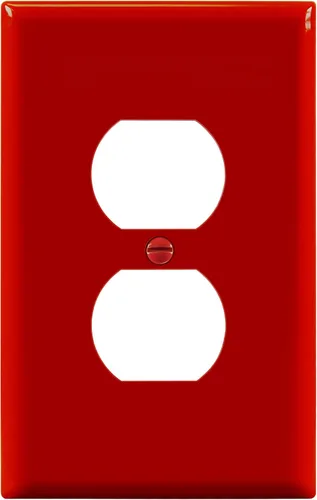 Vista 56 de ENERLITES Placa de pared dúplex para tomacorriente para receptáculos, cubierta de toma de corriente eléctrica jumbo, acabado brillante, de gran Negro