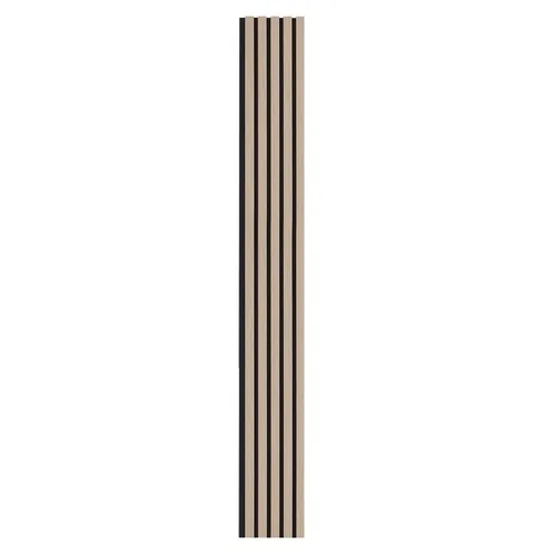 Vista 9 de VEVOR Panel Acústico de Listones de Madera, 7.9 x 94.5 pulgadas, Pared de Acento MDF de 4 Piezas, Tablero de Madera Falsa para Decoración