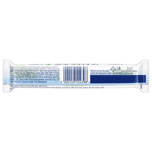 Vista 3 de Bounty Barra de coco cubierto de chocolate con leche por Mars, (barras de 0.85-2.01 oz por caja)