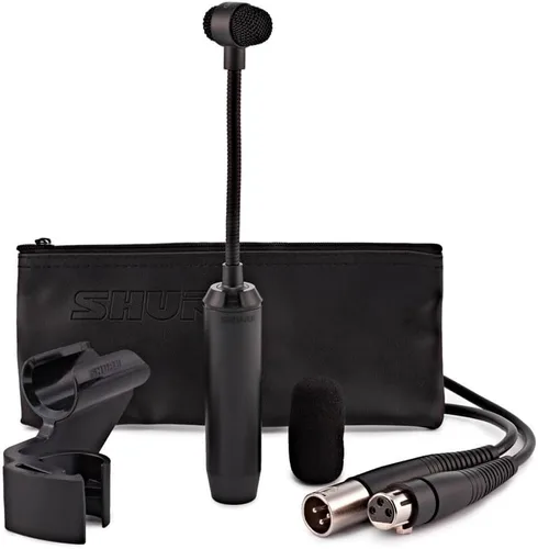 Vista 3 de Shure PGA98D Micrófono de condensador, con patrón de captación cardioide, micrófono de tambor de cuello de cisne de condensador con montaje
